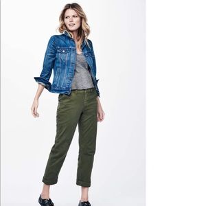 Madewell high rise straight leg chino